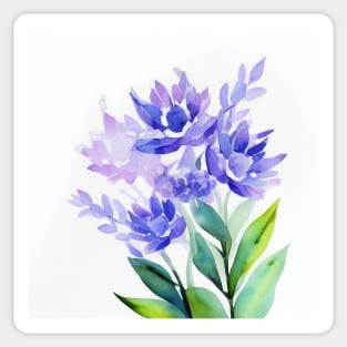 Watercolor Flower Sticker